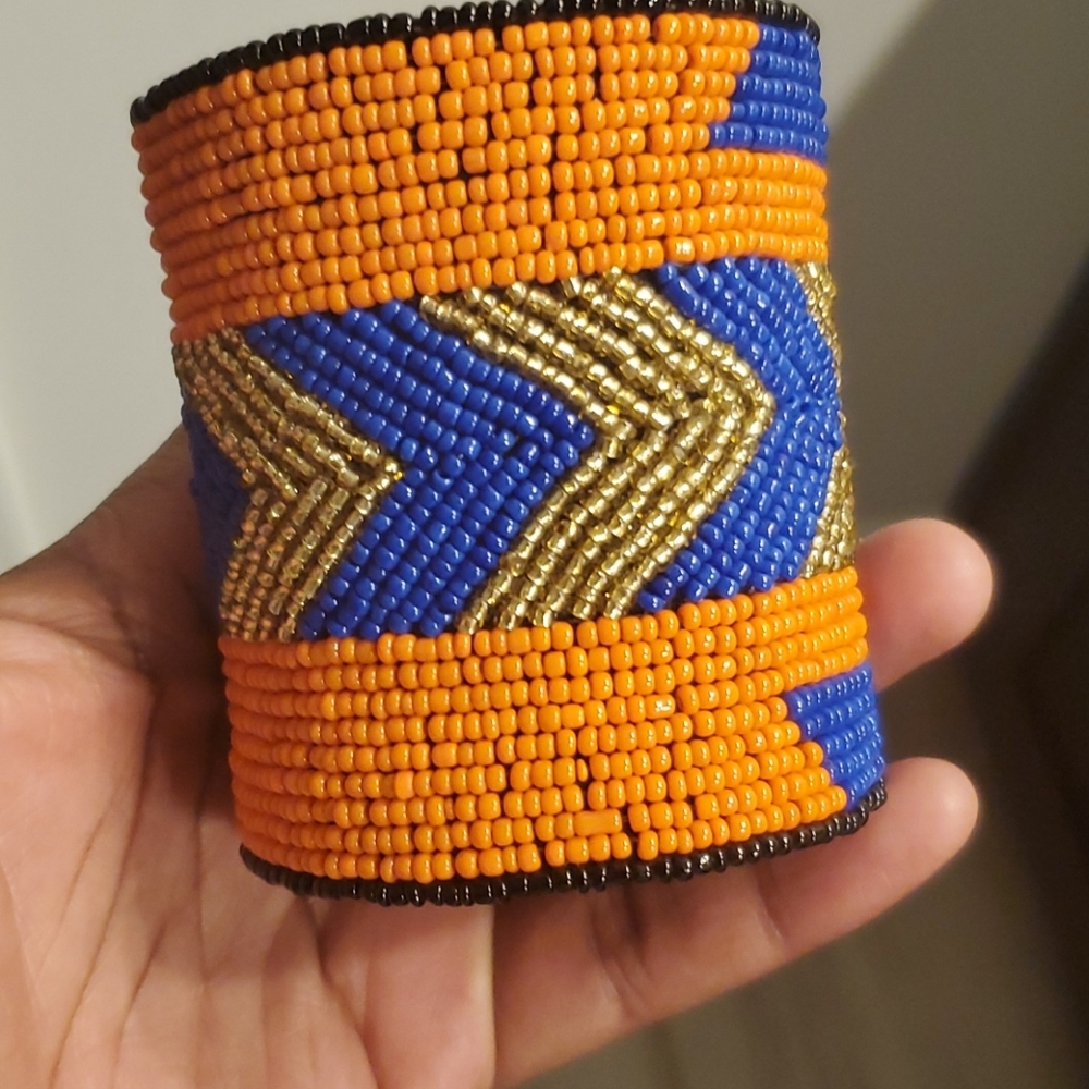 Sassy Jones beaded cuff